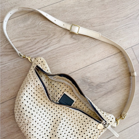 Clare V Cream Woven Crossbody Bag - Picture 4 of 6